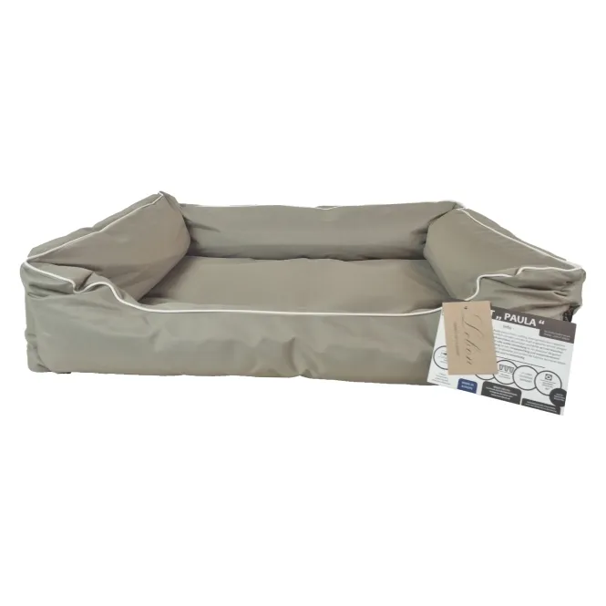 Lebon Hundebett Paula 2 - 100x75cm - Dunkelbeige