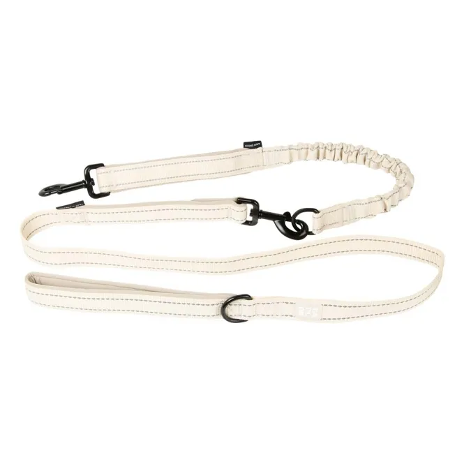 Duvoplus EXPLOR Ultimate Fit 2in1 Leine Fashion - antique white - 180cm - 25mm