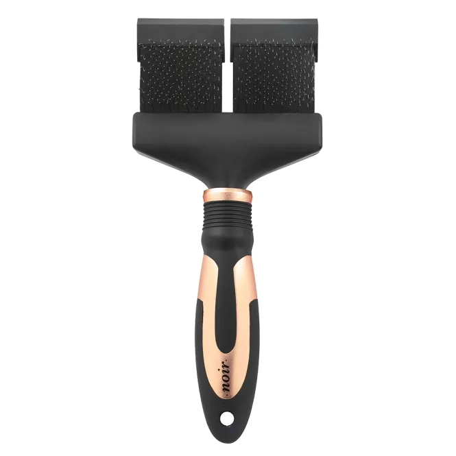 EBI Noir flexible Slicker-Bürste - 21 x 9,5cm