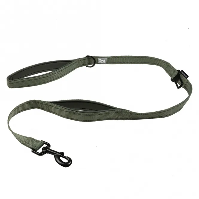 Duvoplus EXPLOR Ultimate Fit On-The-Road-Leine Classic - Undercover Green - 130cm - 16mm