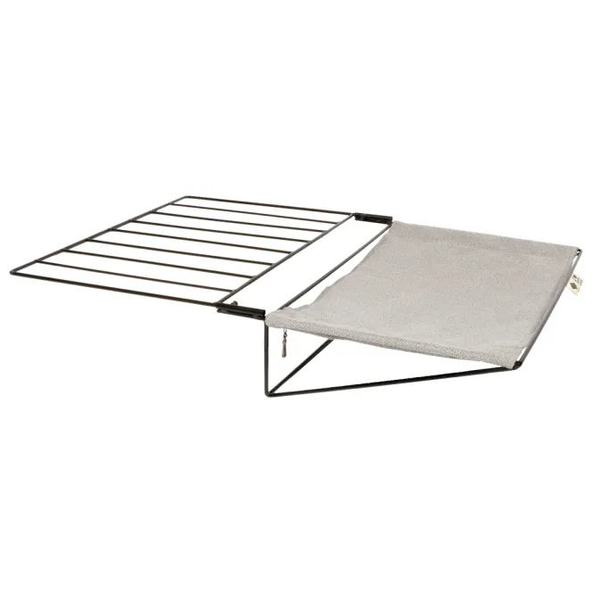 D&D Bett- und Heizkörper-Hängematte Oliver - grau