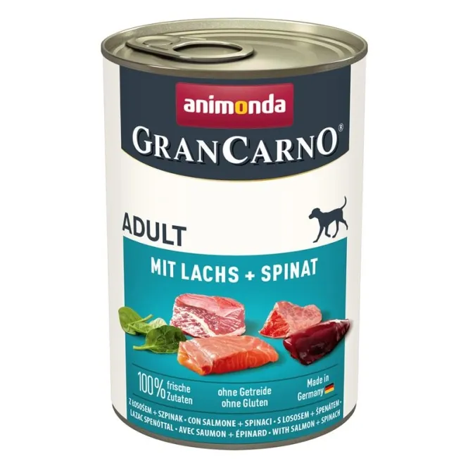 Animonda GranCarno Adult mit Lachs & Spinat - 400g