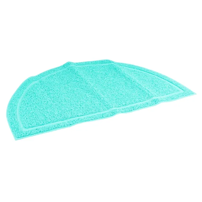 Duvoplus Toiletten-Vorleger halbrund - petrolblau