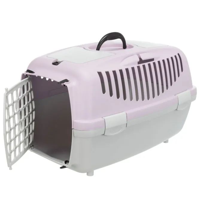 Trixie Transportbox Capri II - hellgrau/flieder