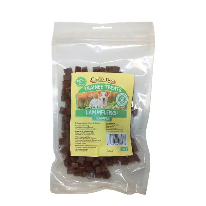 Classic Dog Trainee Treats Lammfleischwürfel - 250 g