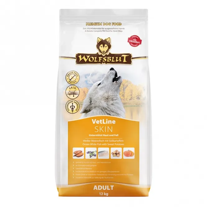 Wolfsblut VetLine Skin & Coat - 12 kg