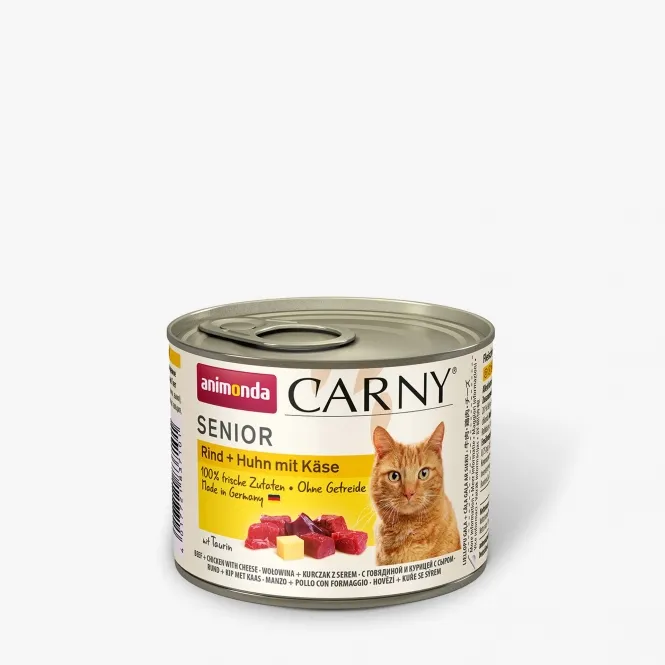 Animonda Cat Dose Carny Senior Rind & Huhn & Käse - 200 g