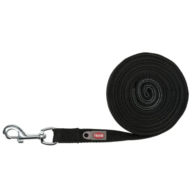Trixie Schleppleine, 5 m / 20 mm, schwarz