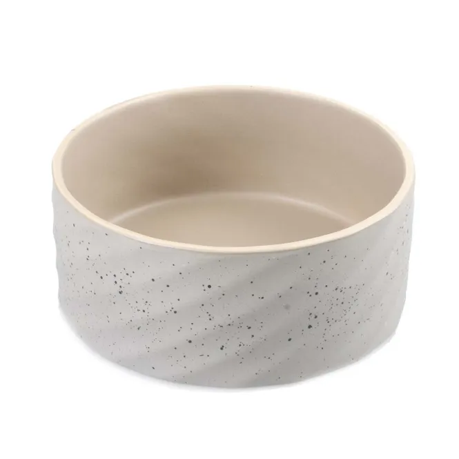 Duvoplus Keramiknapf Stone Wavy Dune - 800ml - 16x16x6cm