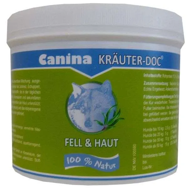 Canina Pharma KRÄUTER-DOC Fell & Haut - 300 g
