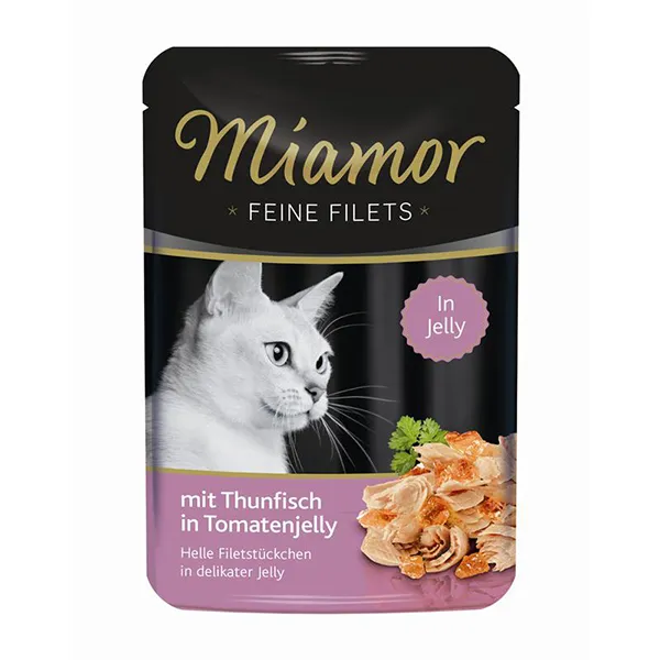Miamor Feine Filets PB 100g - Feine Filets Huhn & Tomatenjelly
