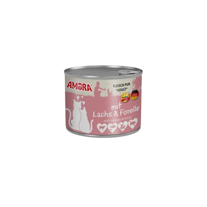 Amora Cat Dose Fleisch Pur mit Lachs & Forelle - 400g