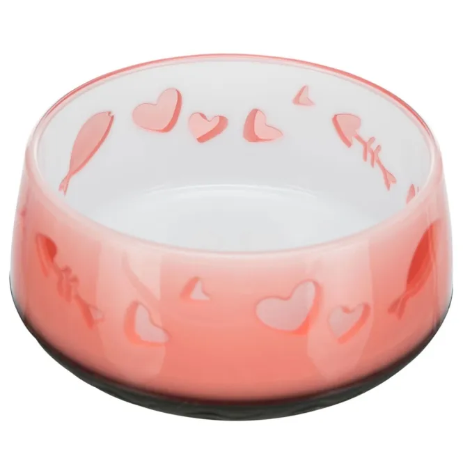 Trixie schwerer Kunststoffnapf Lovely Cat