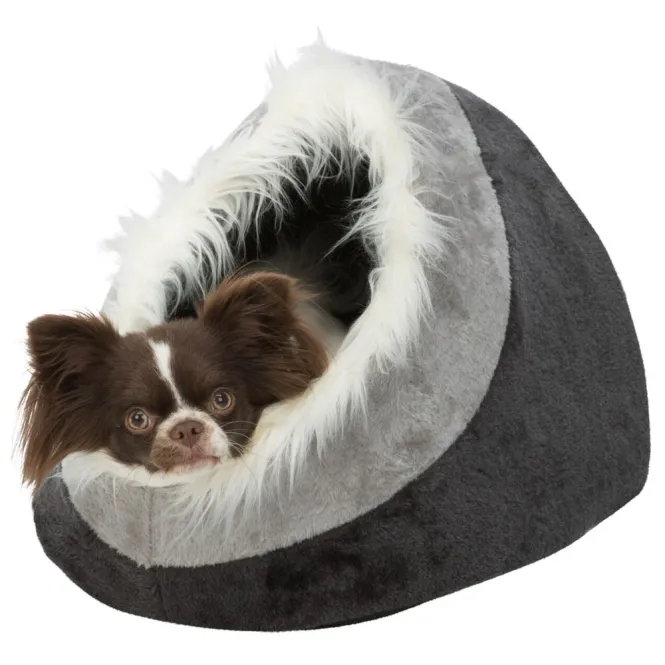 Trixie Kuschelhöhle Minou - dunkelgrau/hellgrau
