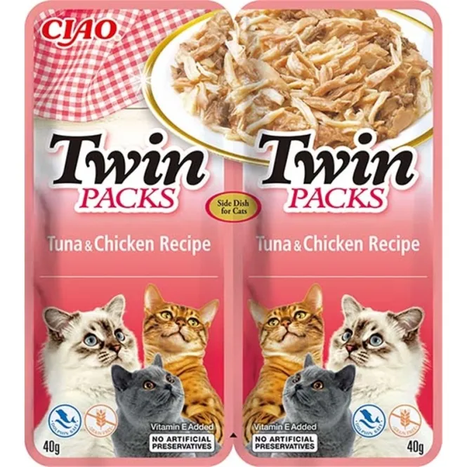 Inaba Ciao TwinPack Tuna & Chicken 2x40g