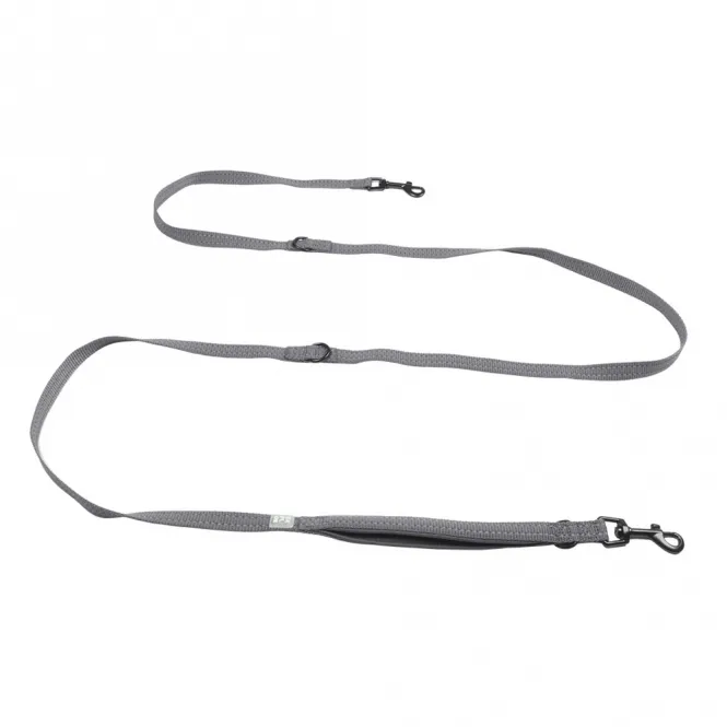 Duvoplus Trainingsleine EXPLOR Ultimate Fit Safety - Silver Reflective - 220cm - 16mm