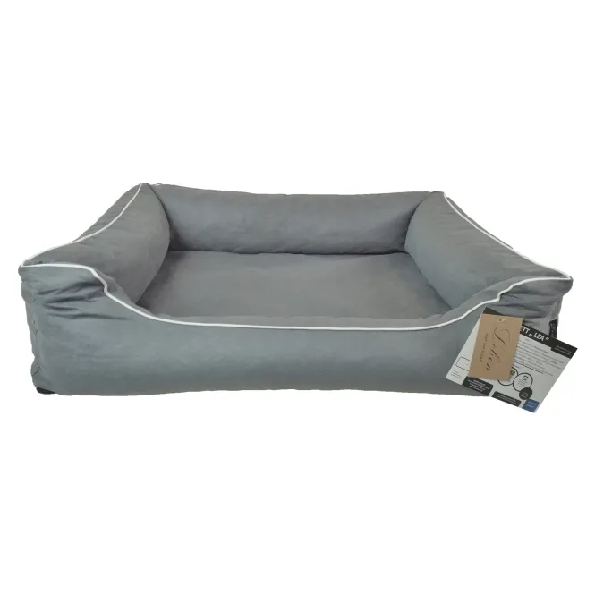 Lebon Hundebett Lea - Grau - 100 x 75cm
