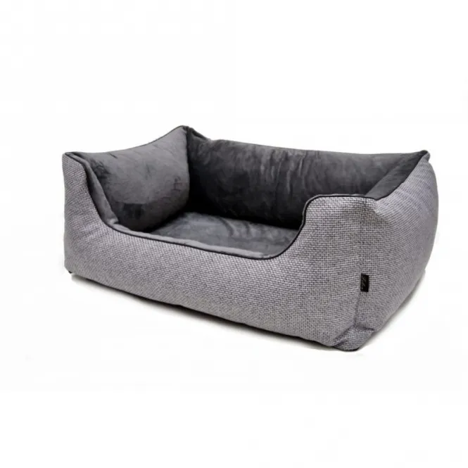Lebon Hundebett Louis PLUS - Silver - 100 x 75 cm