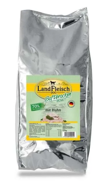 Landfleisch Softbrocken mit Huhn - 5 kg