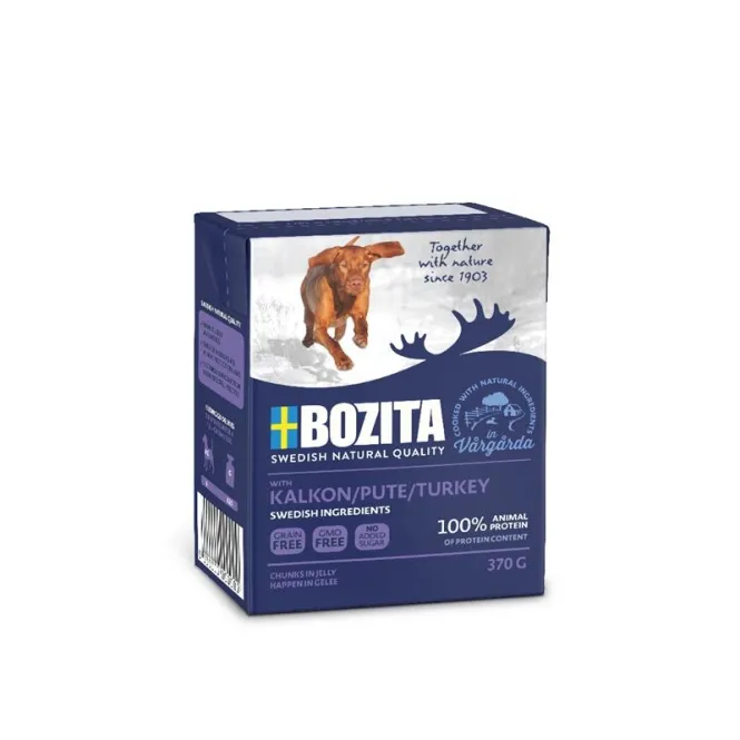 Bozita Dog Tetra Recard Happen in Gelee Pute 370g